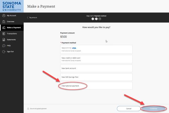 international payment step four international payment step four